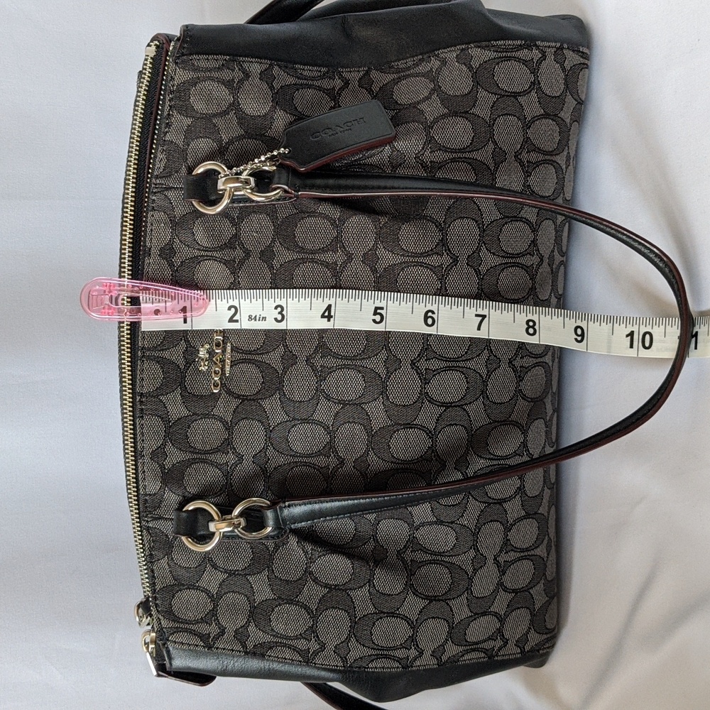Coach Black and Gray Shoulder Bag - Picture 8 of 10